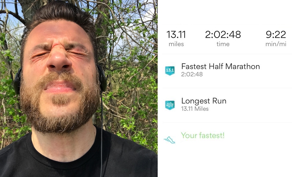 accidental half marathon